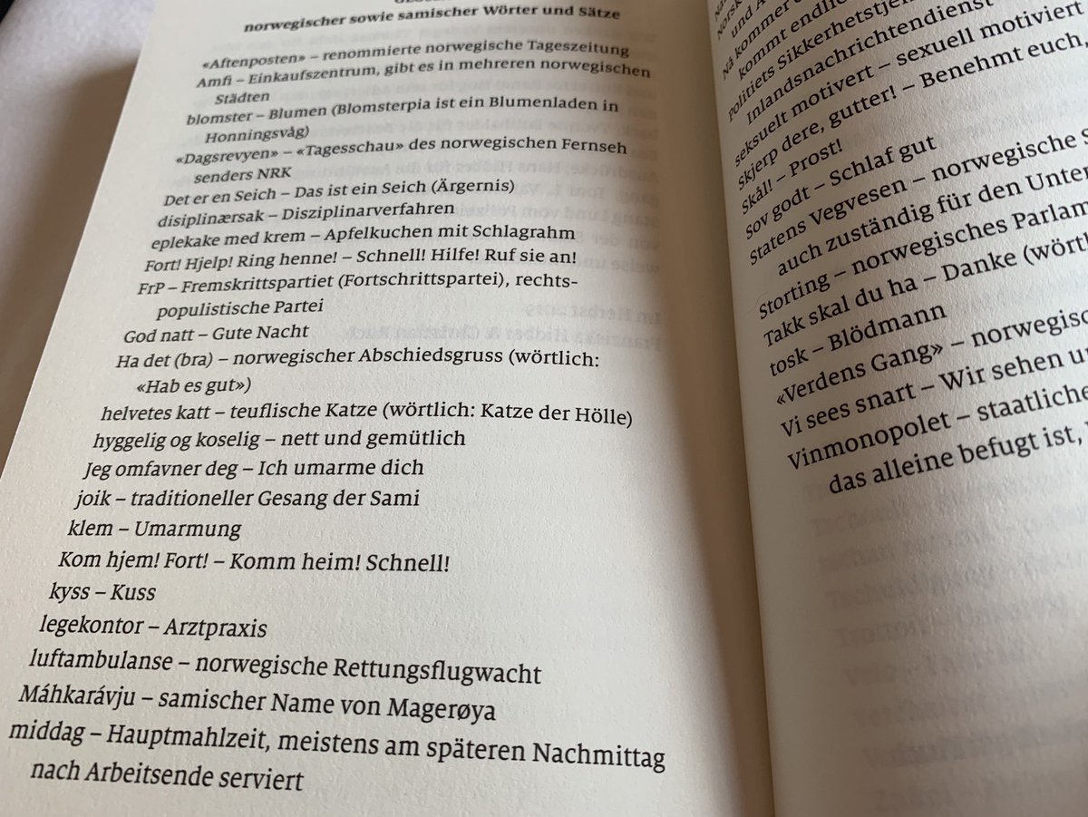 Norwegisch für Anfänger wie mich. #Glossar #Krimi #Venner 📚