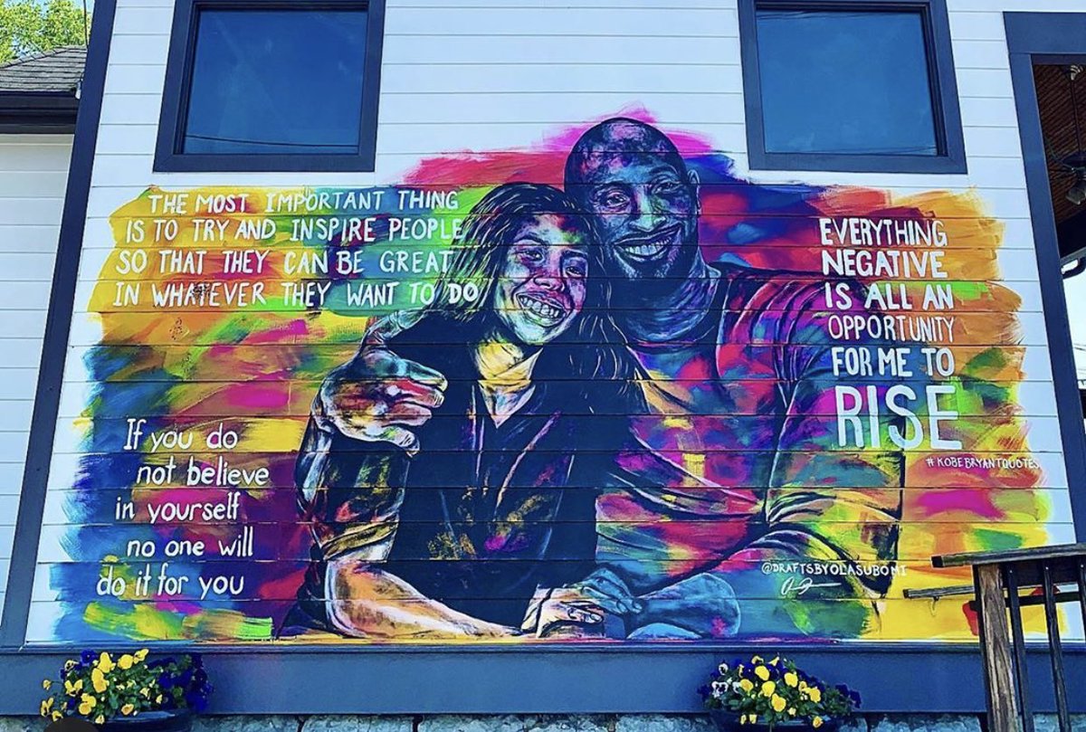 Kobe Bryant Lakers Murals On Twitter The Most Important Thing Is To Try And Inspire People So That They Can Be Great In Whatever They Want To Do Draftsbyolasubomi 712 51st