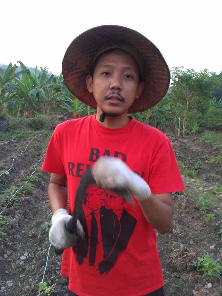 Dwiciptasaja's tweet photo. Merawat tanaman di lahan Serikat Tani Kota Semarang. #serikattanikotasemarang #stks #menanam #kedaulatanpangan #tanikota https://t.co/sxmhH8wa1o