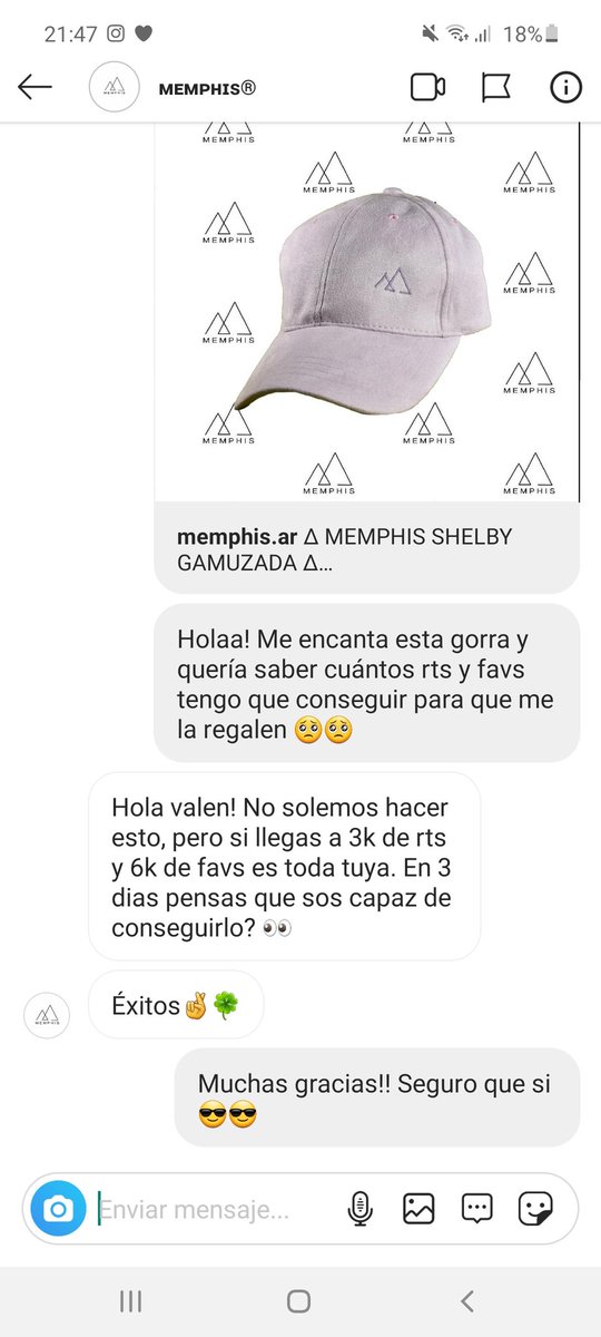 vale_rosamedina's tweet photo. bueno yo no soy de hacer esto pero les agradecería si me ayudan con un rt y fav parq ganarme esta gorra q me encantaaa 🥺🥺

hoy x mi mañana x ti ee 👉👈 https://t.co/no7nHrHEGu
