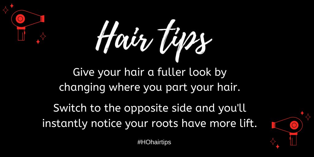 HOHB_AUS's tweet photo. Hair tips: Give your hair a fuller look by changing where you part your hair. Switch to the opposite side and you'll instantly notice your roots have more lift ❤️

#HOhairtips #headingouthair #melbournehairdresser #hair #hairstyle #hairdresser #hairstylist #hairinspo #hairgoals https://t.co/YzNG9AUUcV