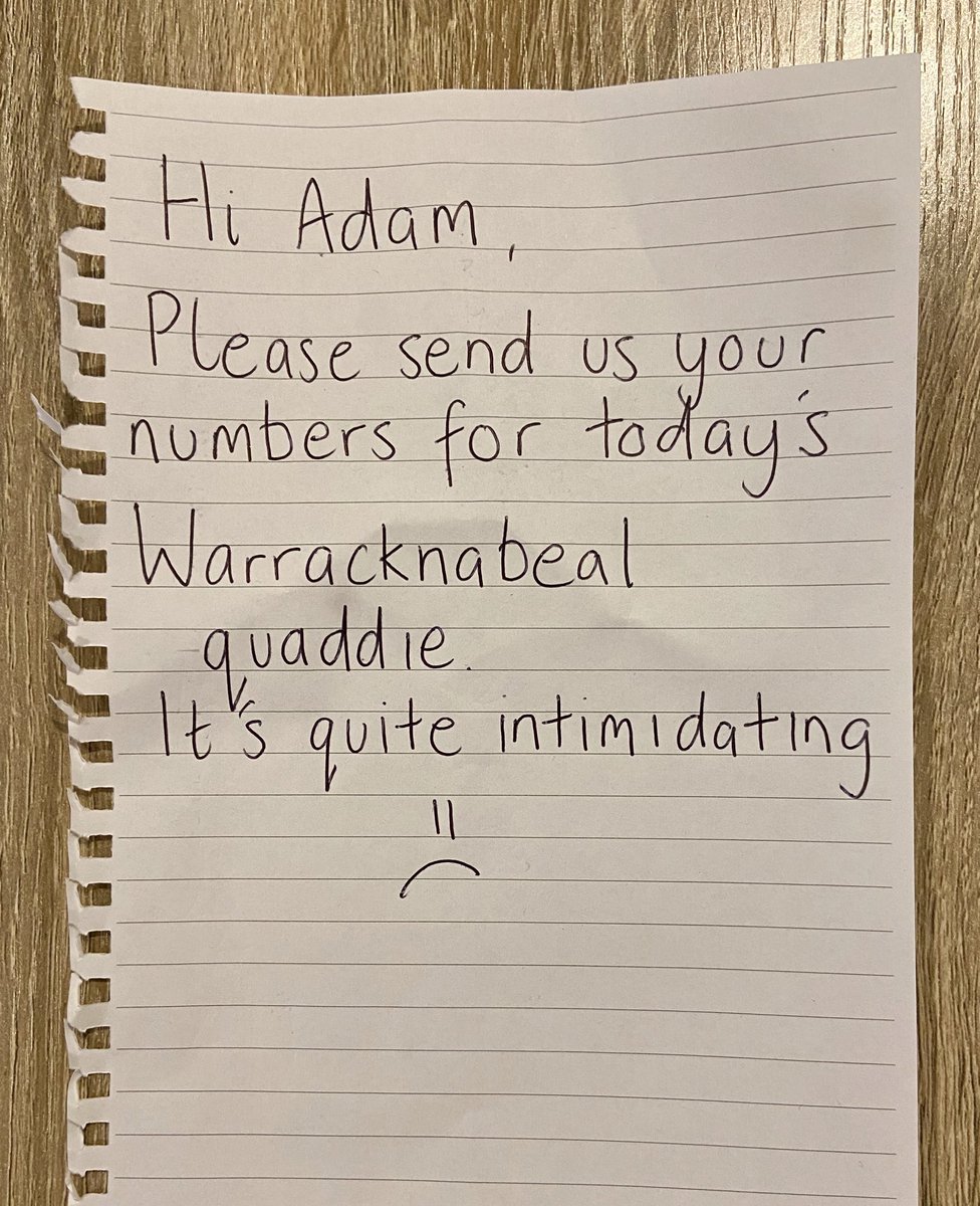 Punters's tweet photo. #LettersForAdam https://t.co/qlJ7VsJv5f