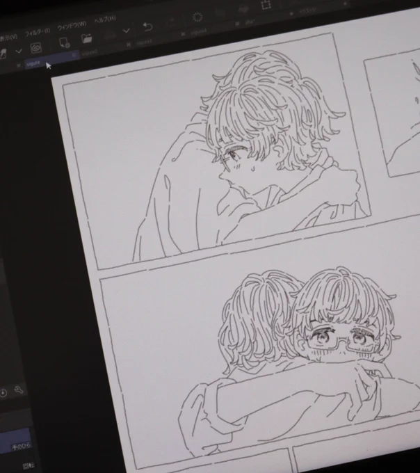 このセリフと色入れる前も好きだったりする 