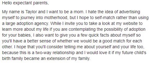 TayTayK02's tweet photo. I want to adopt! I’m #DreamingofaDaughter! If you, or someone you know, is contemplating adoption for your unborn baby girl(s), I’d love to get to know you!
#adoption #adopting #babygirl #multiples #openadoption #adoptababy #lookingtoadopt #infantadoption #becomingamom https://t.co/Z4kKqNlpJN
