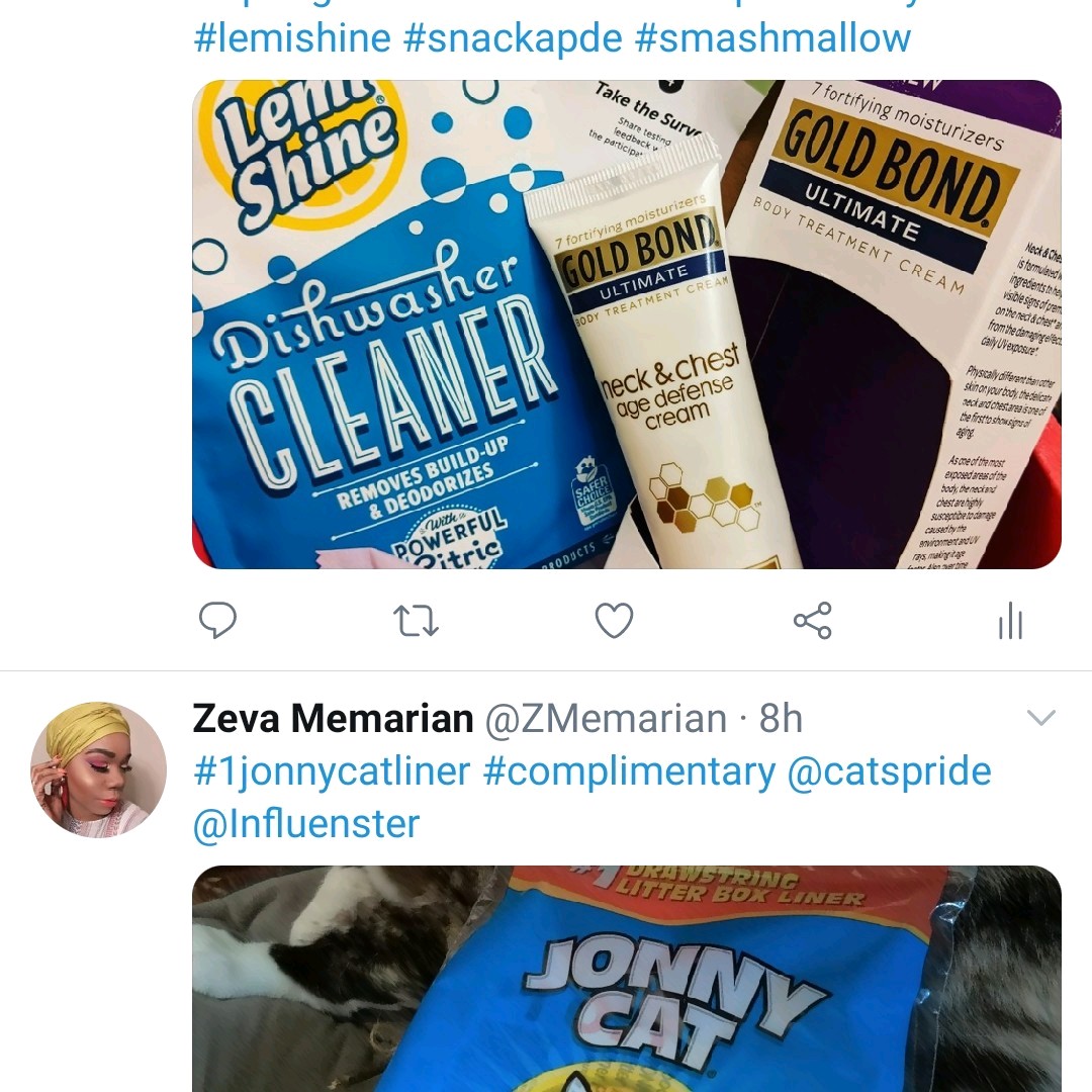ZMemarian's tweet image. @Influenster @Snackapade @Lemishine #SpringForwardVoxBox #complimentary