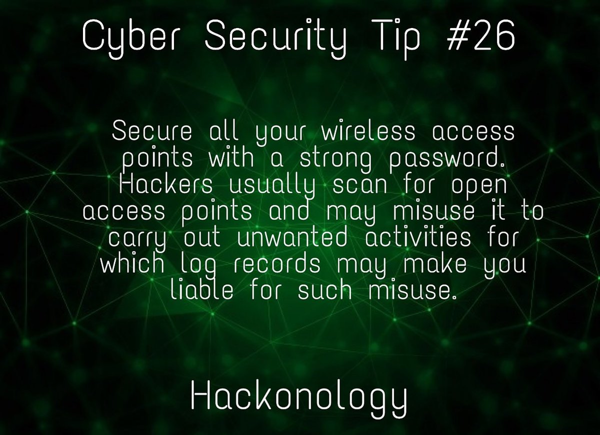 hackonology's tweet photo. Cyber Security #HackonologyTip 26 #hackonology #WeAreIndianWeAreGreat #IndianCyberSecurity #IndianCyberArmy #MakeITSecure https://t.co/zzHOLlfihT