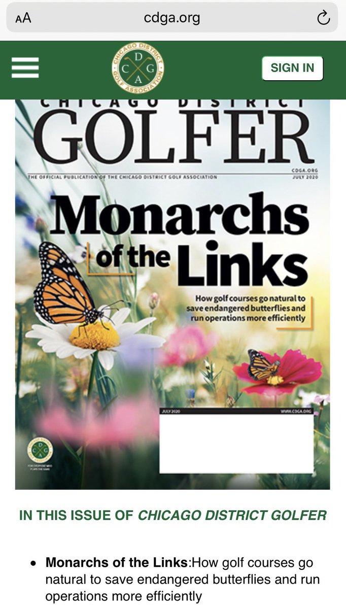 GrayFeist's tweet photo. Donโt miss the cover article of the #ChicagoDistrictGolfer this month!
https://t.co/CMUQGekAUj #MonarchsInTheRough #Chicago #Illinois #GolfIL #ILGolf https://t.co/9luWGFGDuN
