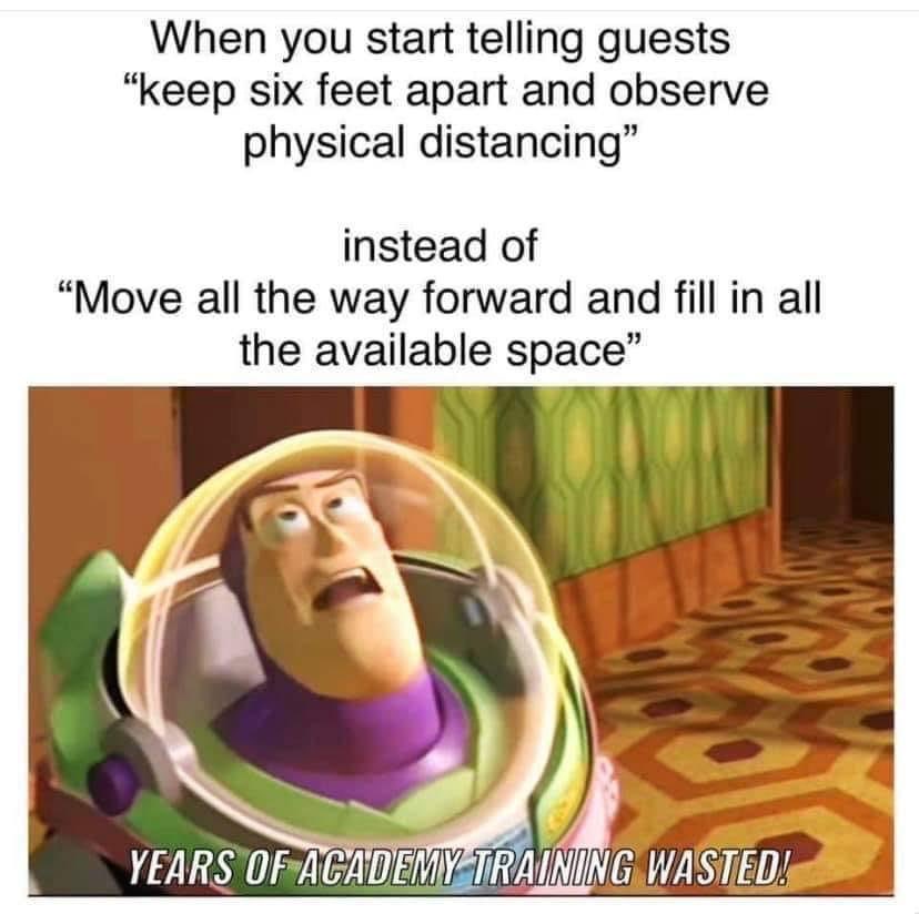 disneydilemmas's tweet photo. Not sure who created this, but we can DEFINITELY relate to this #disneydilemma #castmemberproblems #disneydilemmas #SocialDistancing https://t.co/aTF6fHlIot