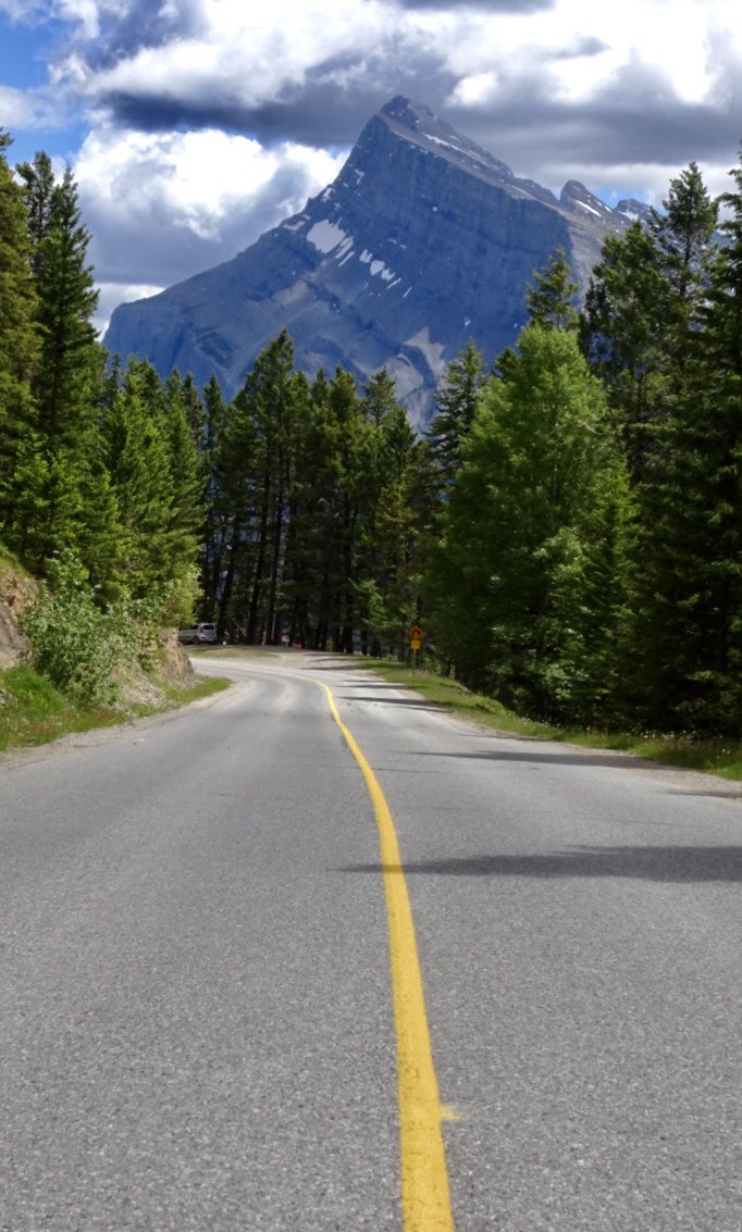 Skier_one's tweet photo. Still a little winter left at the base of @MtNorquay but thereβs no traffic on the Norquay Road, Tunnel Mt or Golf Course Loop - how to #reallyenjoy Banff and @BanffNP https://t.co/OaHLos8iHa