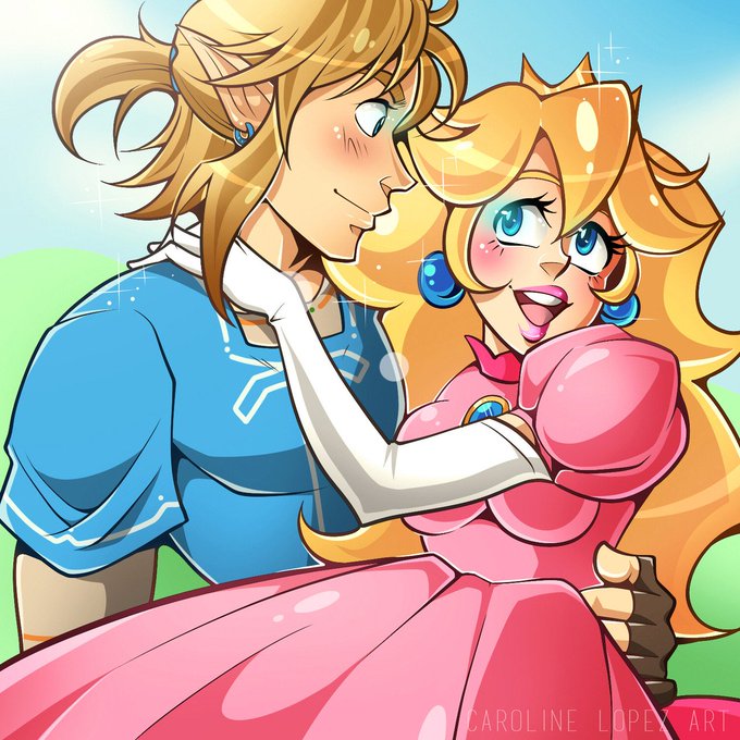 Peach x Link. 