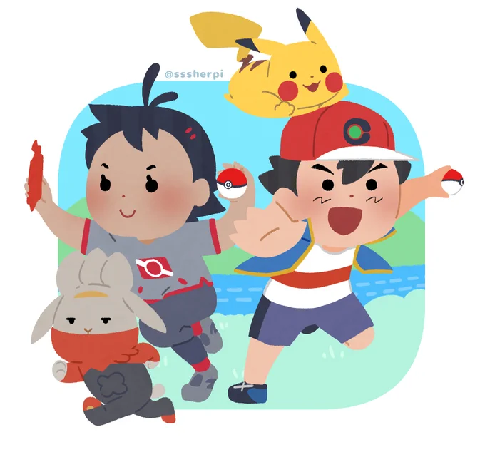 相棒と冒険をするリサーチフェローのイラストです。
※いらすとやさんパロディ 