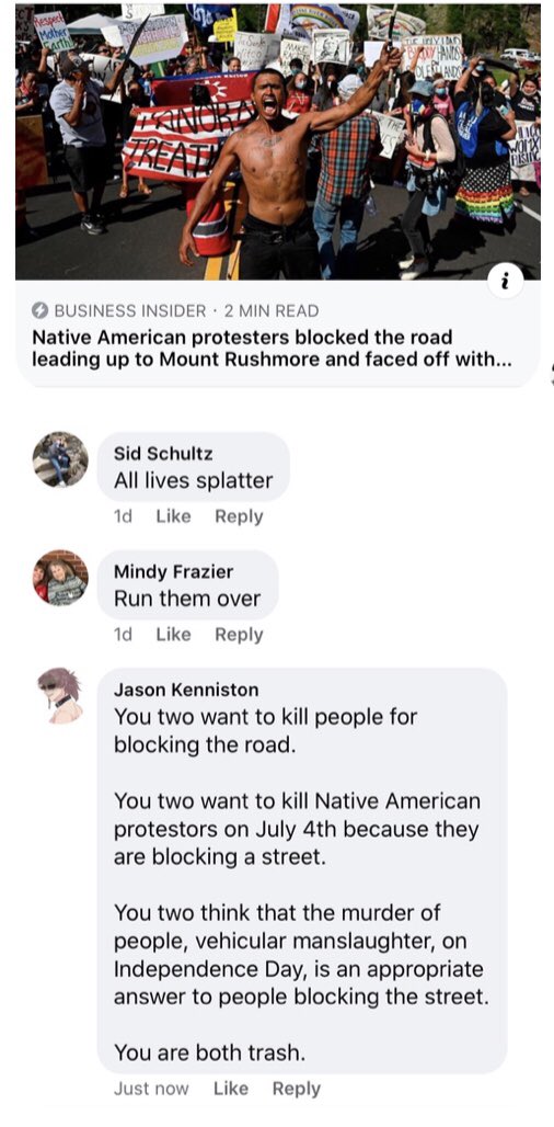 KenniJay85's tweet photo. #July4th2020 #NativeVote2020 #july4thprotest https://t.co/dqnY5VfDyz