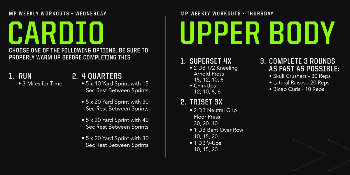 MusclePharm's tweet photo. Which #MPweeklyworkout day are you looking forward to? #WeLiveThis!
Designed by mattblank923 https://t.co/bAIWTaNNhF