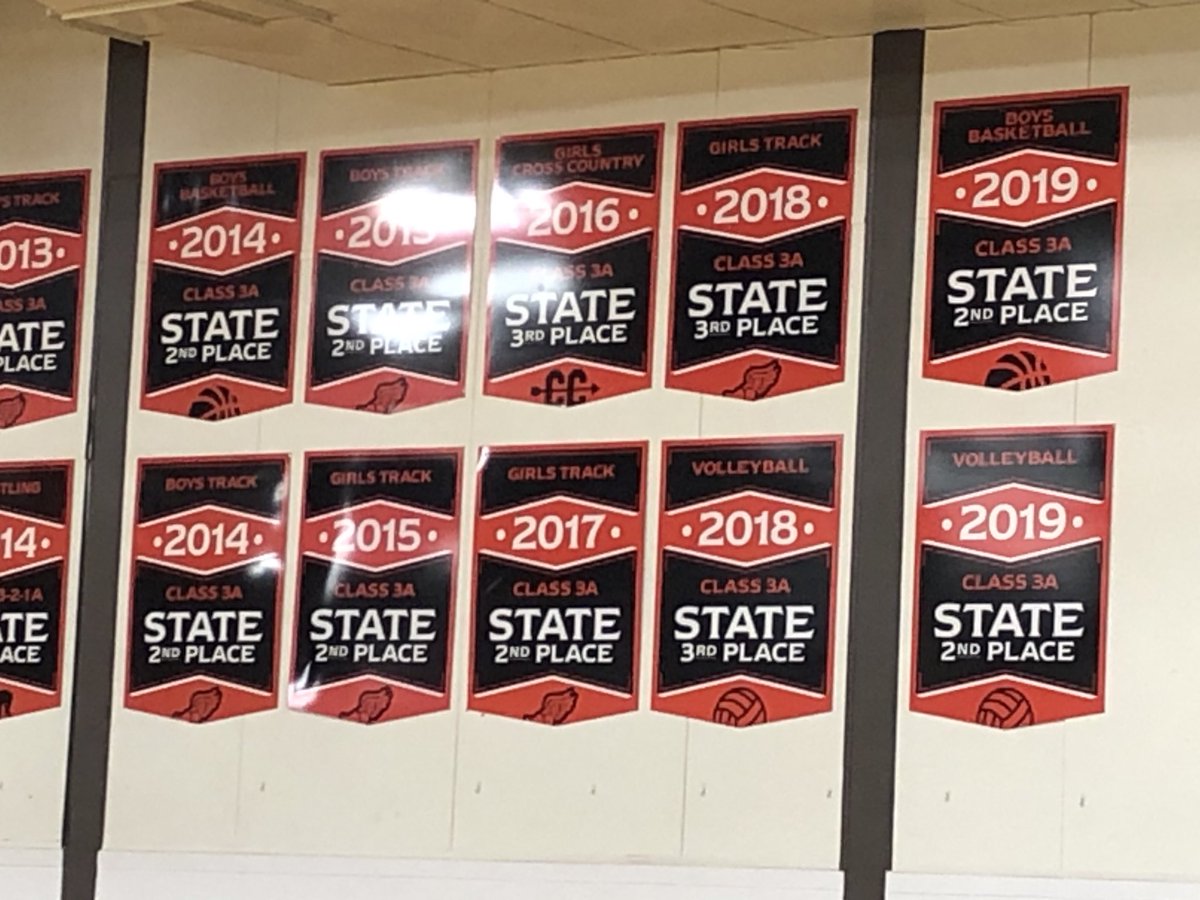 bovweiser's tweet photo. Looking at the Banners hung.....I would say our kids still had a stellar high school career even amidst the Covid cutting it short!! https://t.co/0LFgrLXVMw