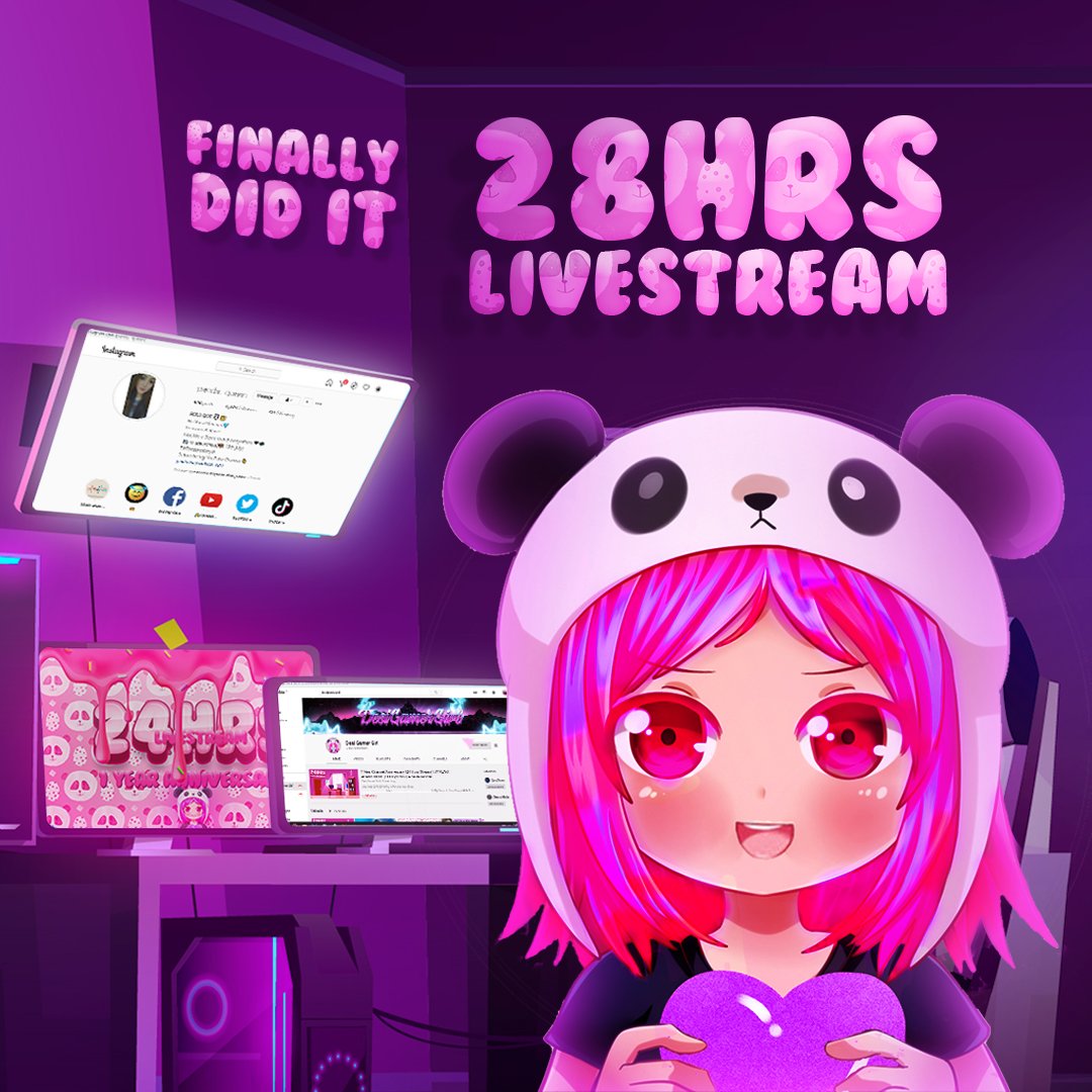 yt_pandaqueen's tweet photo. Longest Gaming Live stream on YouTube in the History of Pakistan, for 28 Hours and 30 minutes. It was really fun but PubG was badly missed, it should get unban soon. Proudly owning this Record. 
🐼♥
#PAKISTANGAMINGCOMMUNITY #UNBANPUBGPAKISTAN
@duckybhai 
@Mitti_Fied 
@ZakaWaqar https://t.co/jH37YQWpav
