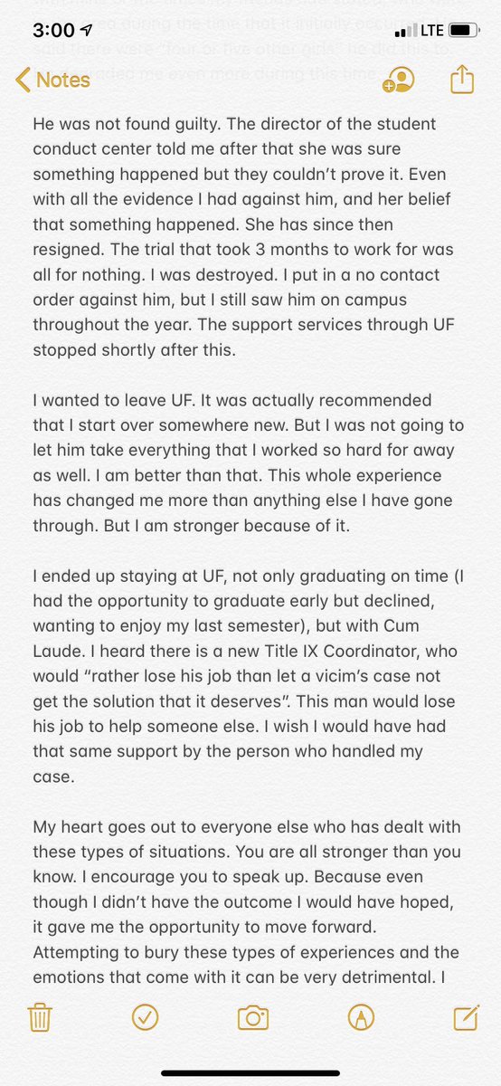 SurvivorsUf's tweet photo. TW: rape, RA, hospital, self-harm, title ix
#UFSurvivor #metoo #BelieveSurvivors #UF #UFHousing https://t.co/BUemucghha