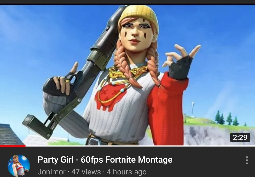 TezzaMan2k's tweet photo. New Fortnite Montage video by JoniMor - Party Girl
#fortnite #fortnitemontage #subscribe #like #share #ShareIt #newyoutuber 
Like, share, subscribe
https://t.co/ZEQaH5l5T4 https://t.co/CoZrGsd8XW