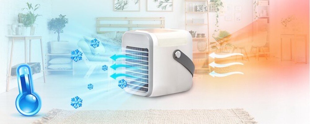 So I keep hearing about these personal portable air conditioners. summer’s upon us, and we’re sweatily enduring our sweltering homes at night…we want relief! And today my wife sent me a suspicious video promoting the “Blaux” AC unit.Don’t fall for the scam!A thread.