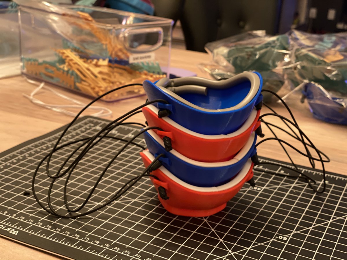 jojobickley's tweet photo. Donation Day @DesignedBy_Us! Packing Up #Breathe3D respirator #masks, #Shield3D face shields & #BreatheSTAT ventilator parts for poor communities facing PPE Shortages https://t.co/1tqAC1Bx9G | #Masks4All #MasksSaveLives #MaskUpTexas #MaskUpAmerica #100MMaskMayday #MasksAreCool https://t.co/ggjQE1SUG0