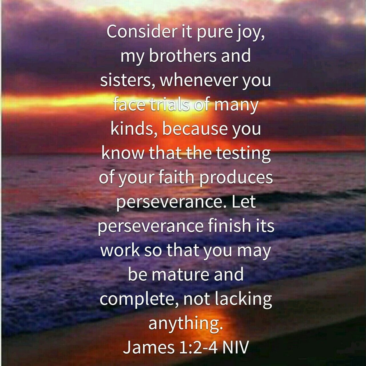 There is purpose to the pain in our lives. 👉 Pain teaches you what pleasure never could. 🔴 James 1:2-4