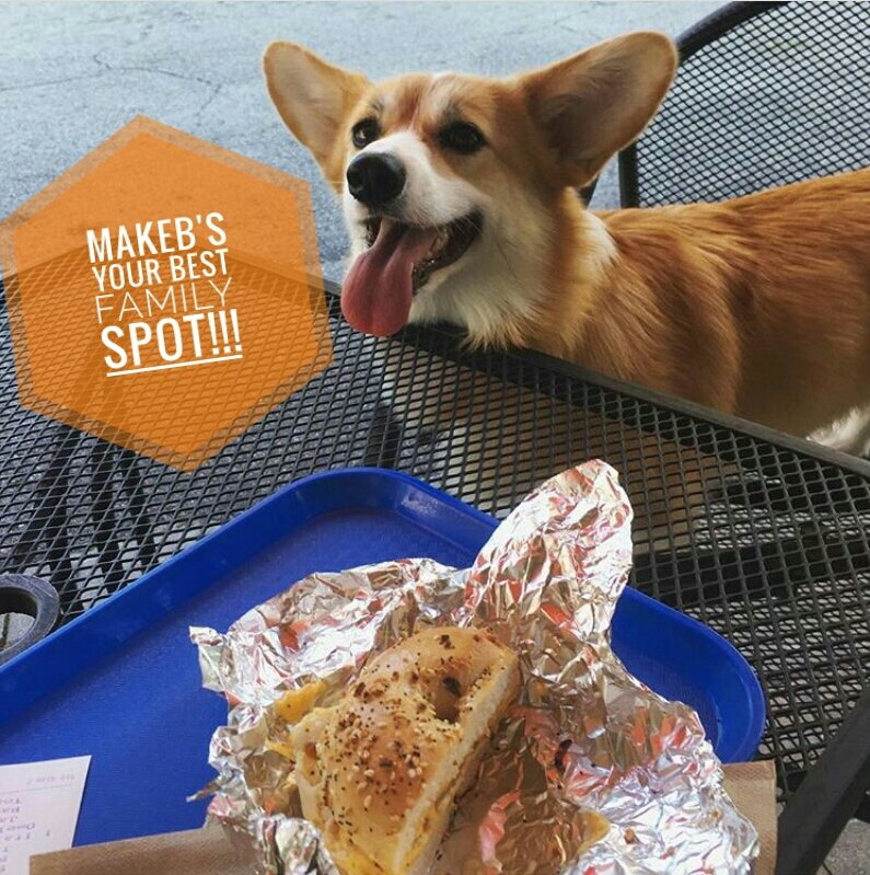 makeb_s's tweet photo. All family members are welcome thanks for stop by @misskirbythecorgi hope you enjoy your visit @makeb_s our family Spot since '03 #supportlocal #eatlocal #Smartbite #healthyfood #Palmbeach #nomnom #tasty #sunday #eatfresh #foodporn #nojunkfood #weekend #makebsbagels #petlovers https://t.co/7SbXNfrMlu