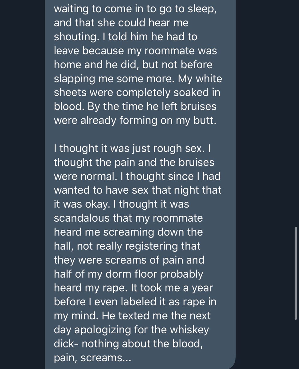 SurvivorsUf's tweet photo. TW: rape, alcohol, shower, oral sex, blood
#UFSurvivor #metoo #BelieveSurvivors #UF #UFGreekLife https://t.co/5vZLPQzJWD