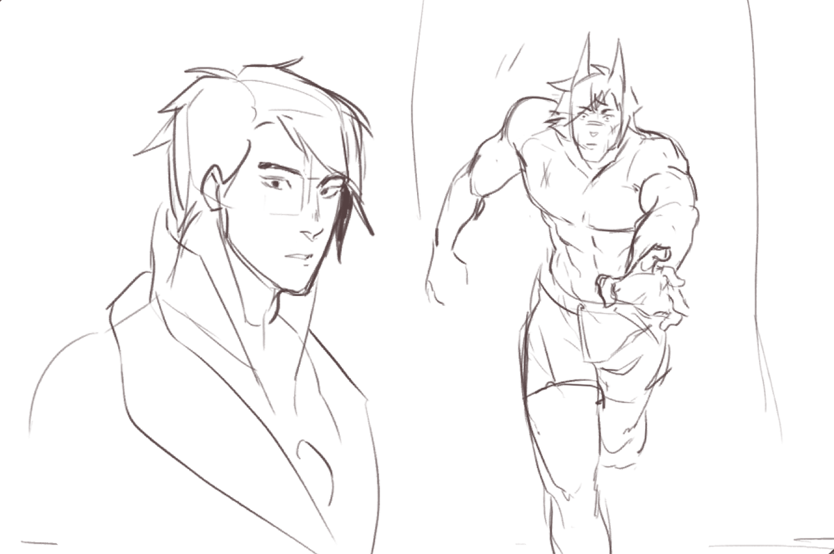 A comic sketch, that I may or may not finish

#Aphelios #sett 