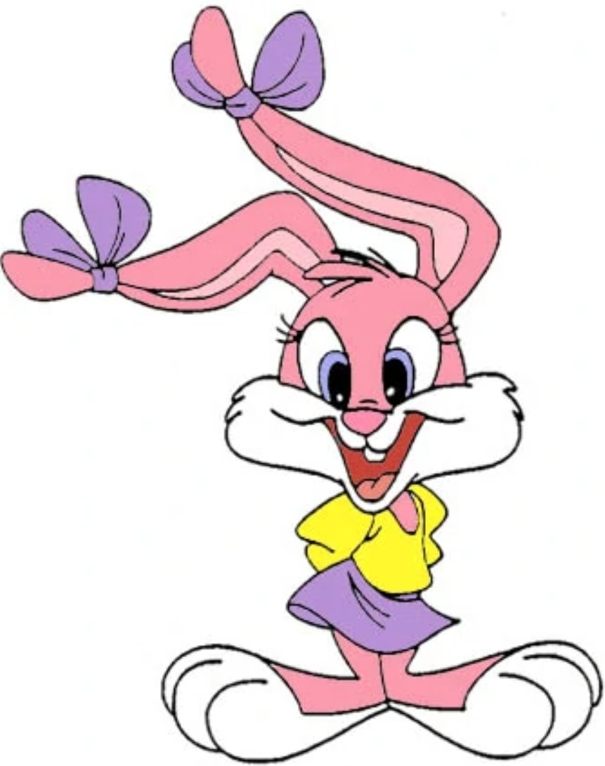 Minju as babs bunny (tiny toons):