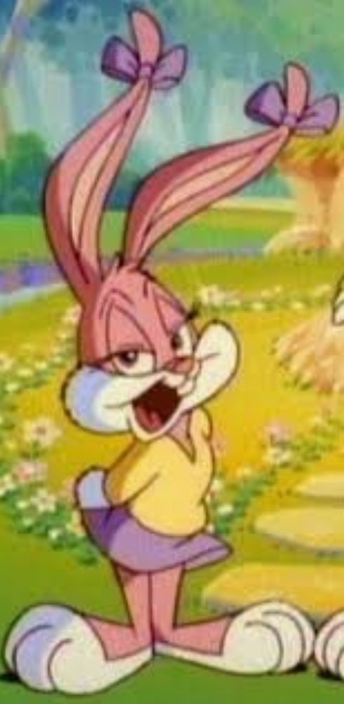 Minju as babs bunny (tiny toons):