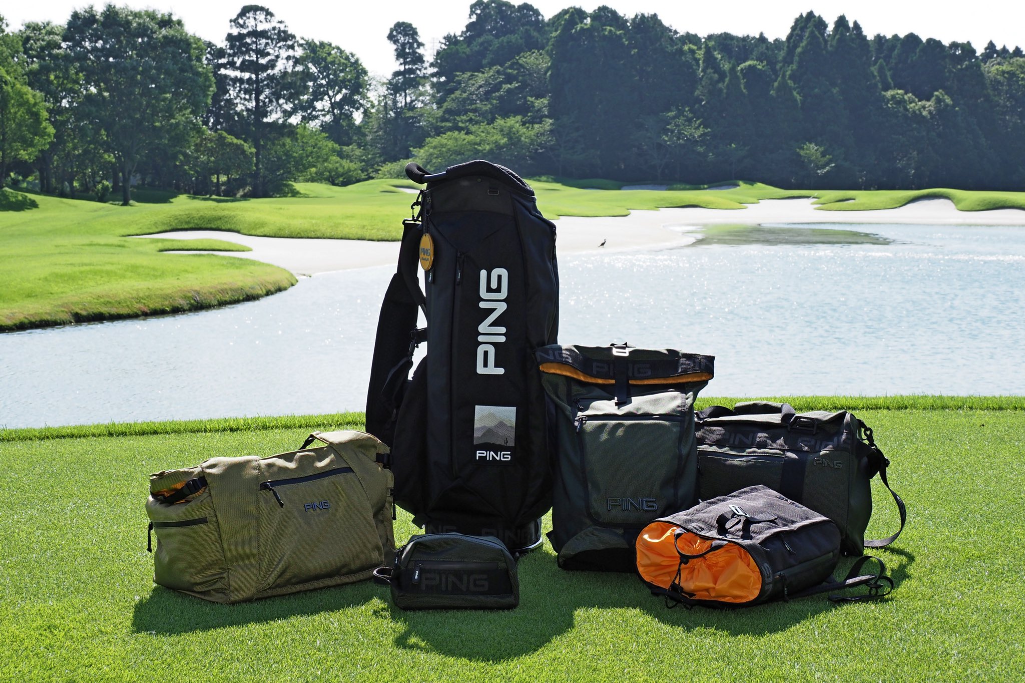 PING アリゾナクラシック　カーキ ゴルフバッグ PING アリゾナクラシックカーキ ゴルフバッグ