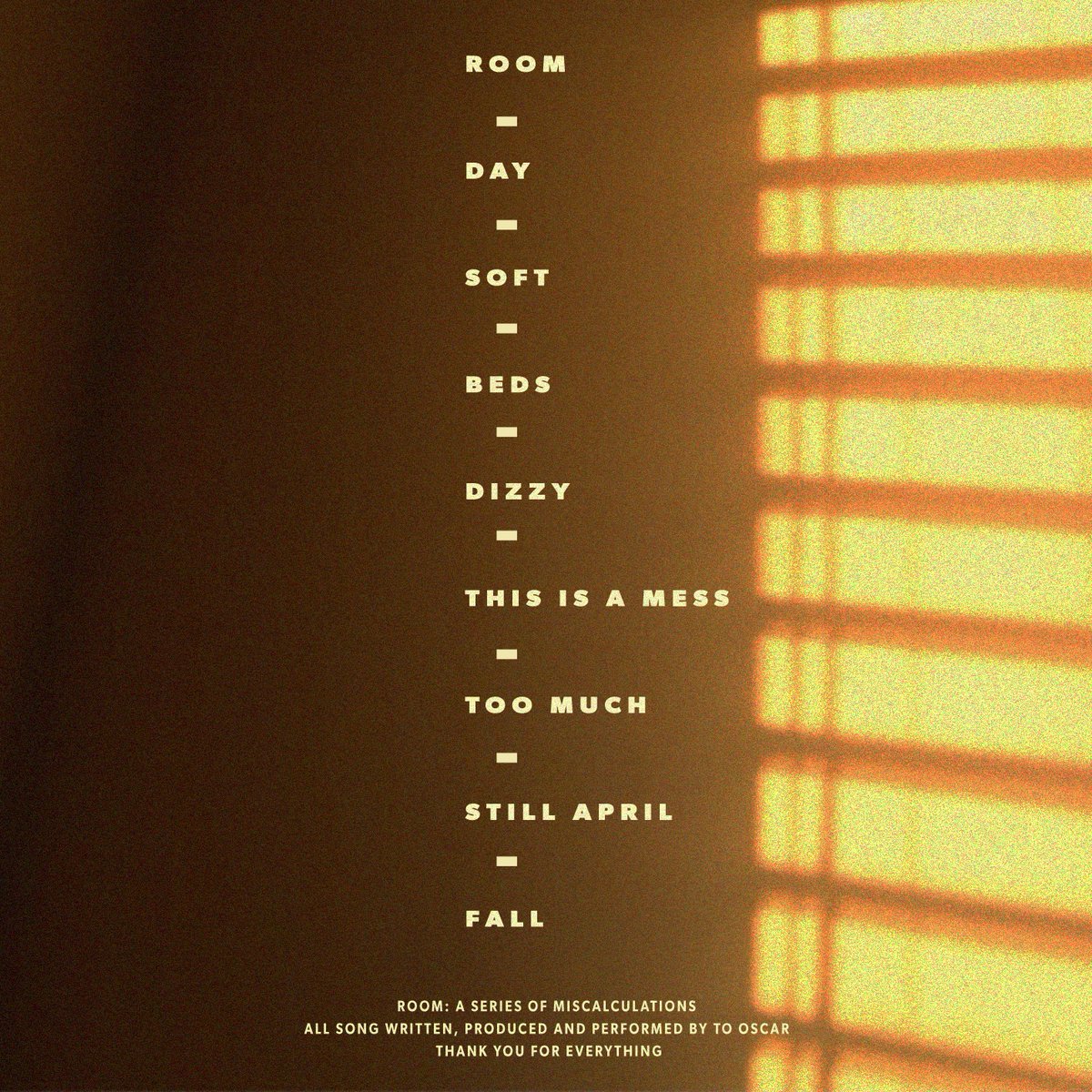 itstooscar's tweet photo. Room, an album. 
Out July 26 https://t.co/4mQP9Wr0Mo