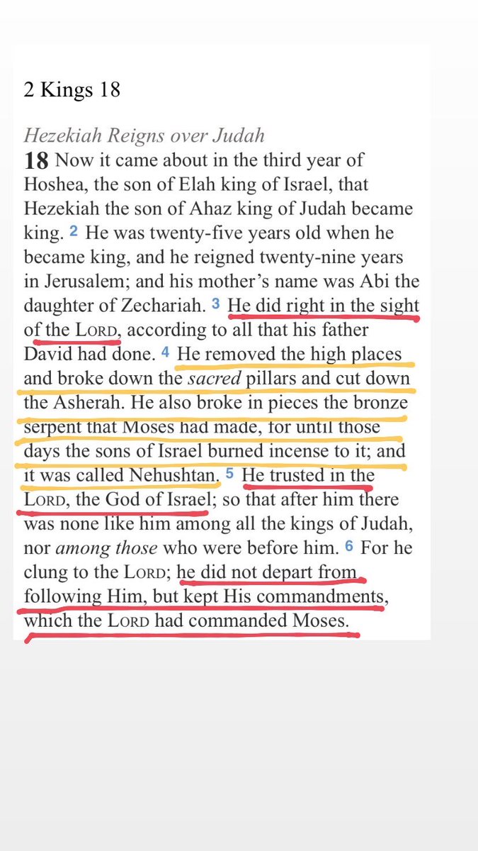 This passage from the  #Bible came to my mind tonight as I was reading and preparing for a small group study this week on  #racialreconciliation. I was reading about  #Moses & I remembered the weird story about the snakes. This is what happened to the bronze snake generations later