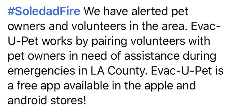 Evac-U-Pet tweet media
