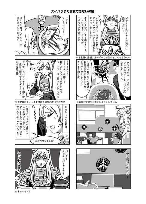 ミートスパの代理をフルカスにさせてるので実際の性格とは大きく異なります 