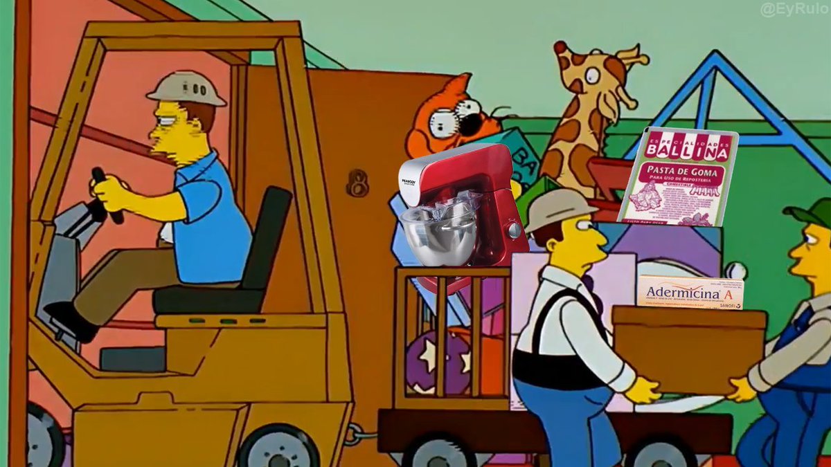 La producción de #BakeOffArgentina llegando al dpto de Samanta