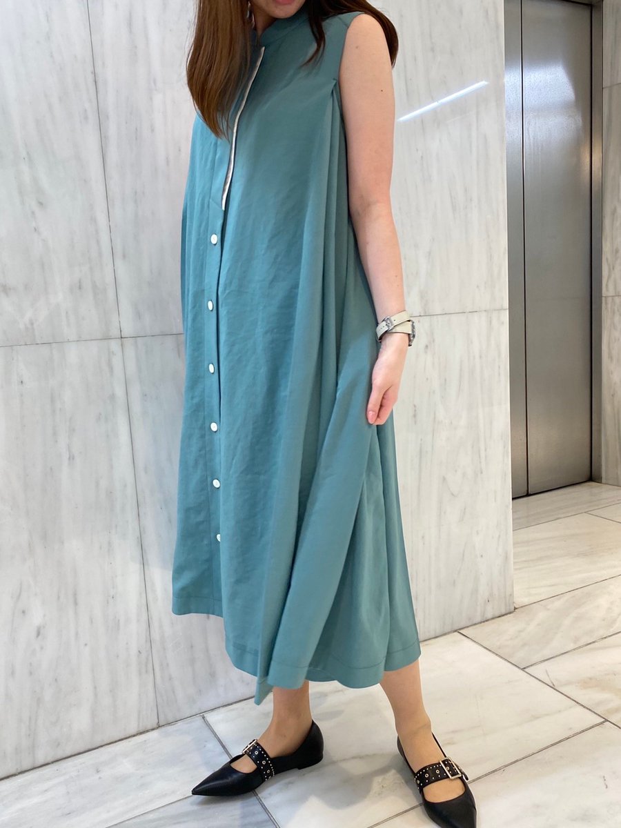 イトキンオンラインストア Today S Snap シルエットが綺麗な大人ワンピース さわやかなグリーンは夏のおでかけにぴったり ノンアイロンで着用できるので ヘビロテ間違いなし こちらからチェック T Co 5sjwco9r7w イトキン