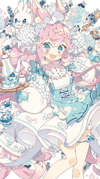 「frills teapot」 illustration images(Oldest)