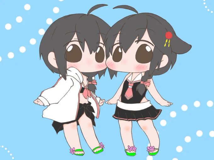 ビキニというか水着はこれしかなかったから新しく描かねば(鼻血 
