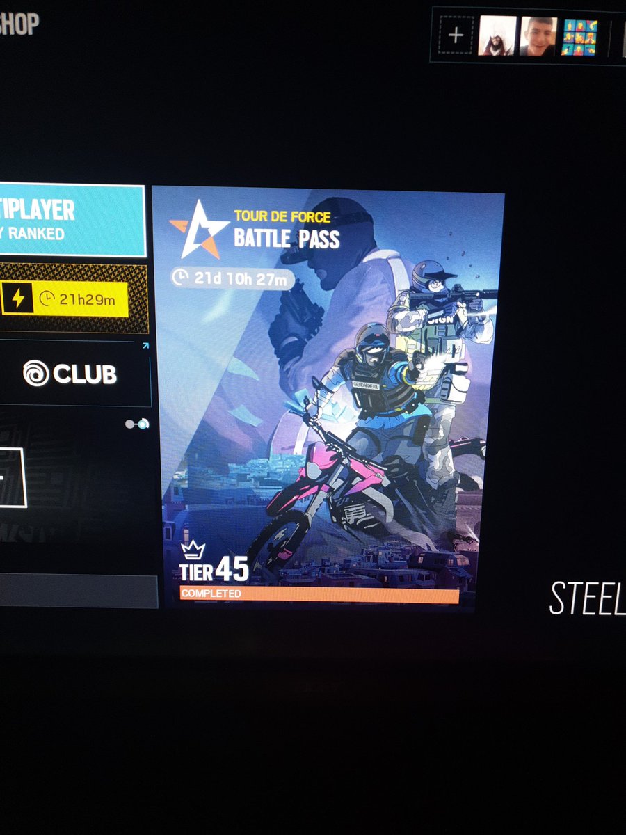 Magge602's tweet photo. @Ubisoft @UbisoftSupport @Rainbow6Game 
Just maxed out the battlepass can you make additional rewards for the community challenges 😋 https://t.co/GuFjzvMYWG