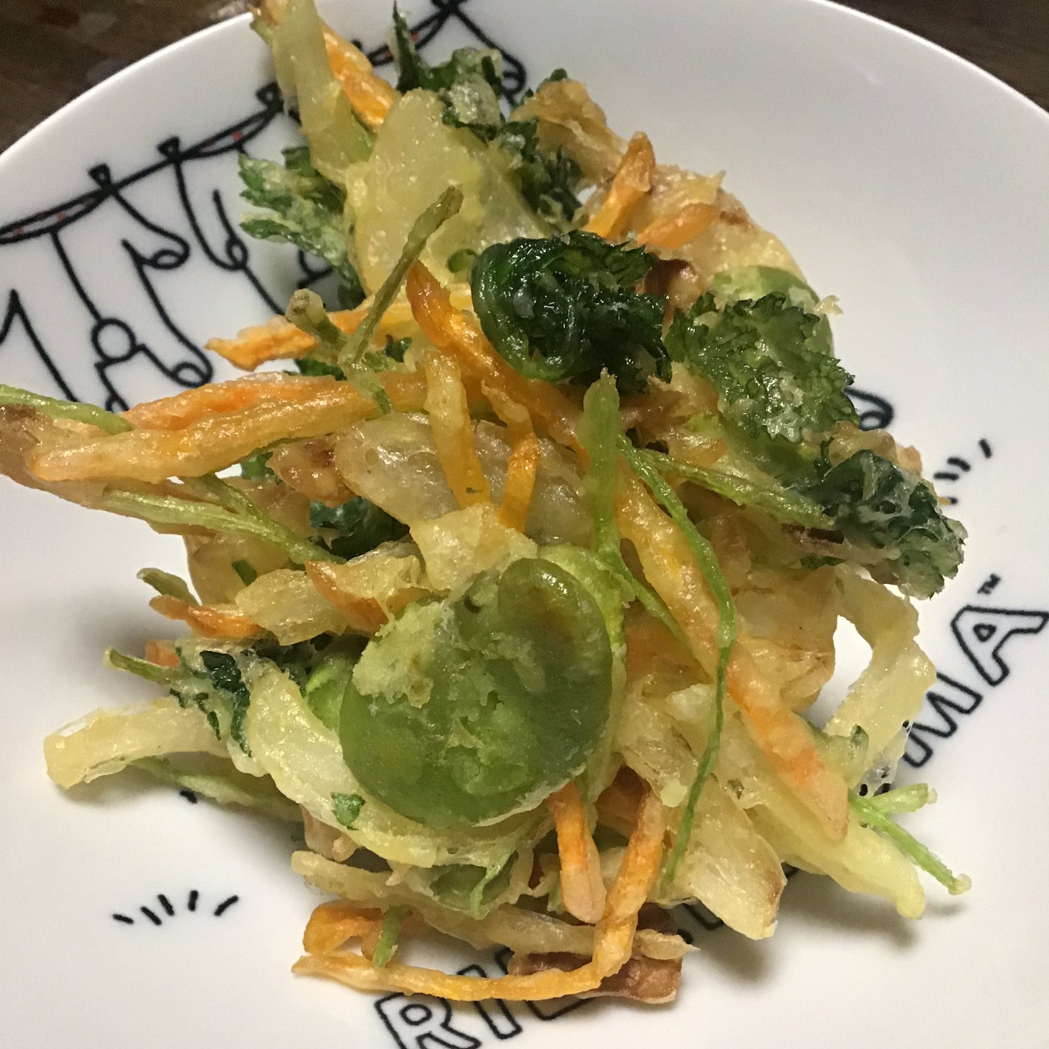 そら豆のかき揚げ Twitter Search Twitter