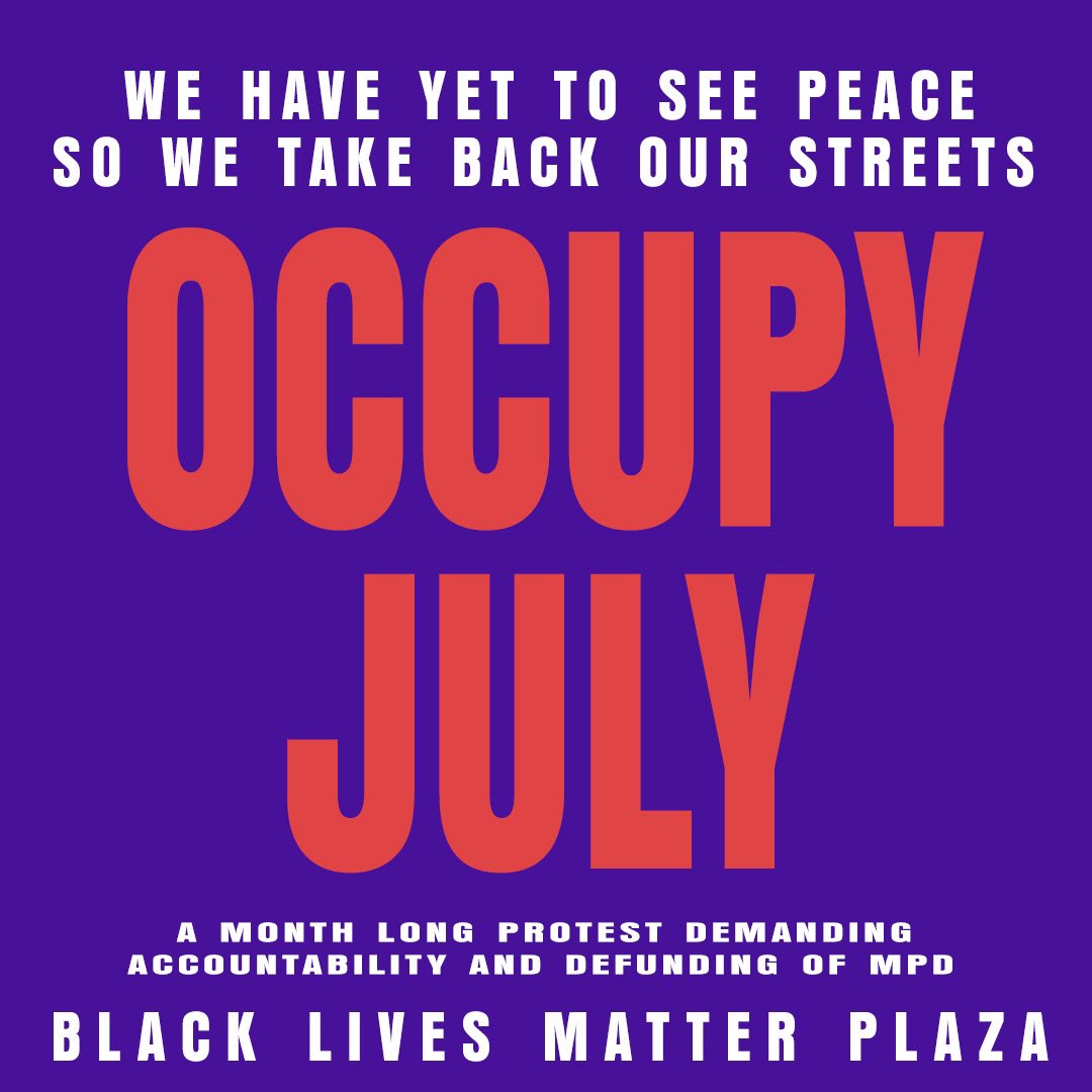 animalologist's tweet photo. #OccupyHStreet #occupyjuly #dcprotests #blacklivesmatter https://t.co/kekkWsVtNN
