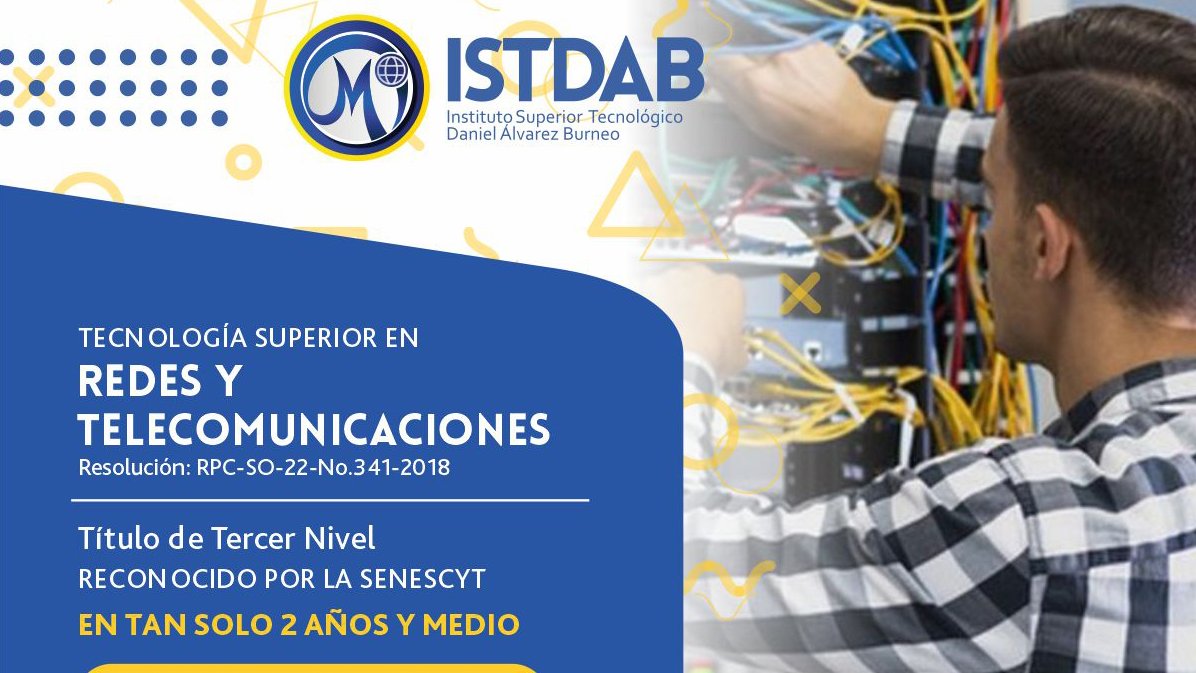 Inscripciones disponibles en:
👉👉👉itsmaristaloja.edu.ec/index.php/insc…

No pierdas la oportunidad de formar parte del ISTDAB. INSCRIPCIONES ABIERTAS. 👨‍🎓👩‍🎓👨‍🏫👨‍🎨👩‍💻👩‍🔬