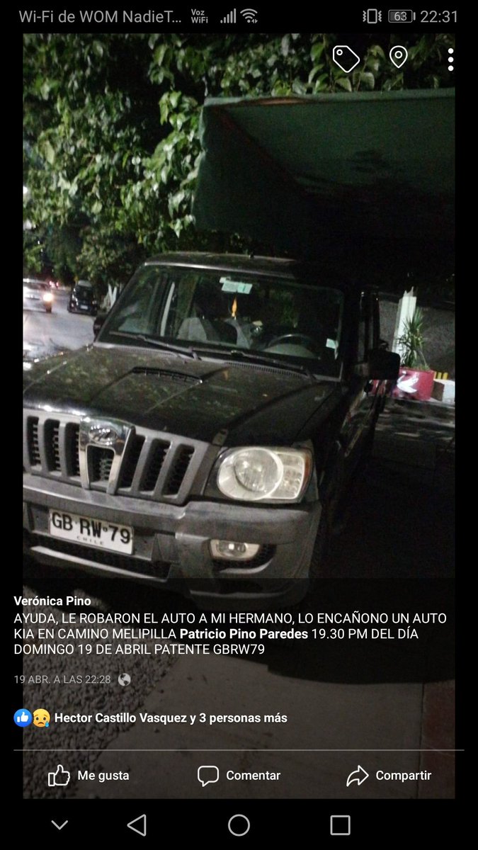 _mabelmabel_'s tweet photo. VIERON MI CAMIONETA EN #SANRAMON CUALQUIER COSA DM POR FAVOR DAR RT. ENTRAN A LAS CASAS DICIENDO QUE HARÁN TEST DE COVID Y LE ROBAN A LA GENTE #CacerolazoNacional https://t.co/fydfngcj6m