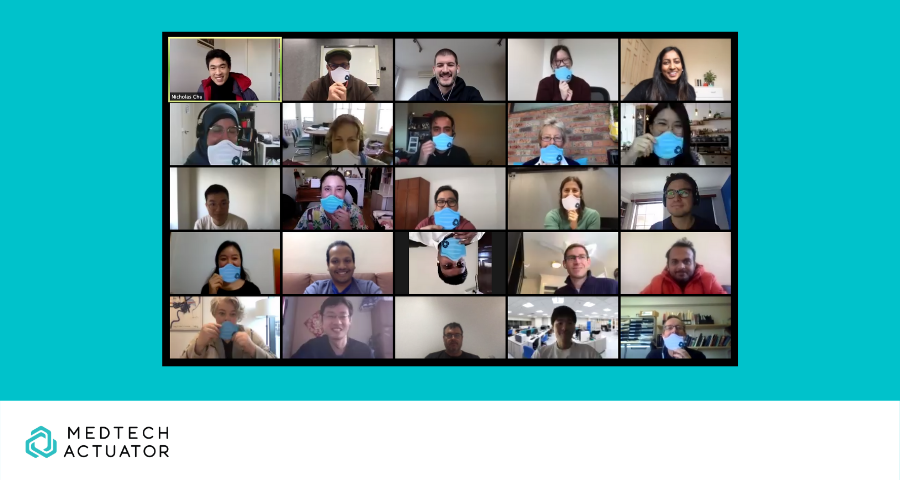 medtechactuator's tweet photo. Welcome to our MedTech Actuator cohort 5 who start their first sprint with us today! We admire your #courage to turn ideas into the seeds of #startups that will go on to improve &amp; save lives. Our team, partners, mentors &amp; alumni are so proud to support you. Let the race begin. https://t.co/YbEttanLkZ