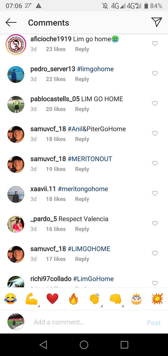 Unfortunately for Lim's daughter, some Valencia fans have used her Instagram page to vent their anger. Her latest post has attracted 3,000 comments mostly from said fans. With the amt of hate, it's understandable that Kim Lim (Peter's Lim daughter) has some strong words. (17/25)