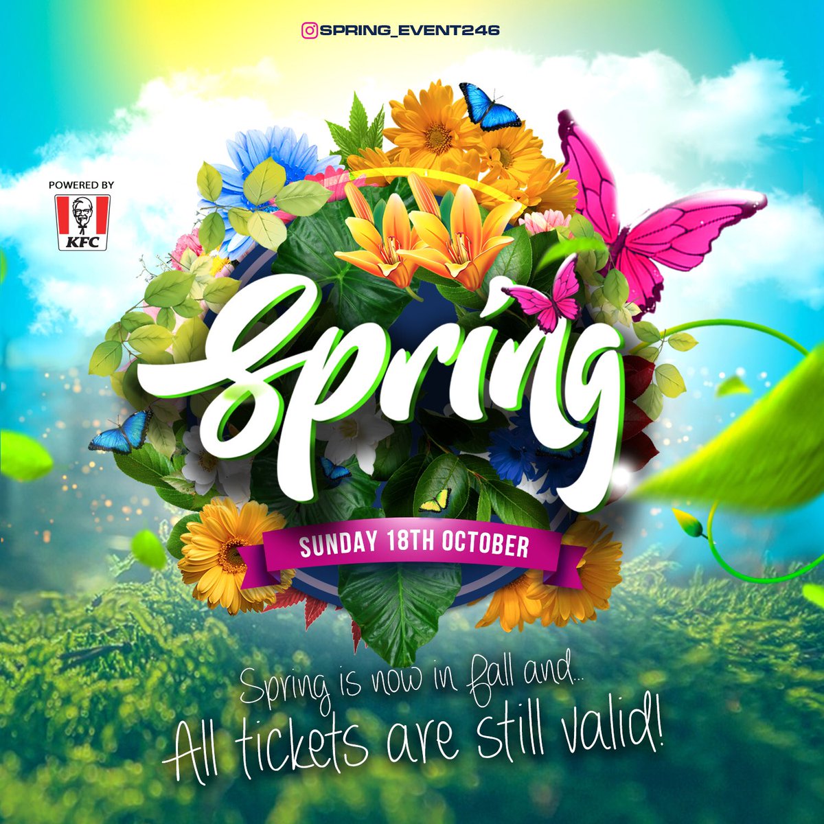 Ru4artwork's tweet image. #SpringForFall 🗣 All tickets still valid!