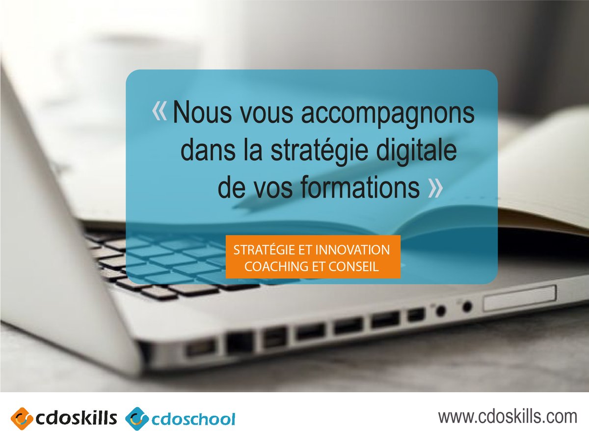 cdoskills's tweet photo. Cdoskills, c'est la promesse de vous offrir les meilleures solutions en digital learning du marché, mais aussi de développer pour vous des outils sur-mesure !
#formation #cdoskills #cdoschool
#Elearning #RiposteCorona #Afrique https://t.co/Rvm0pDDPp7