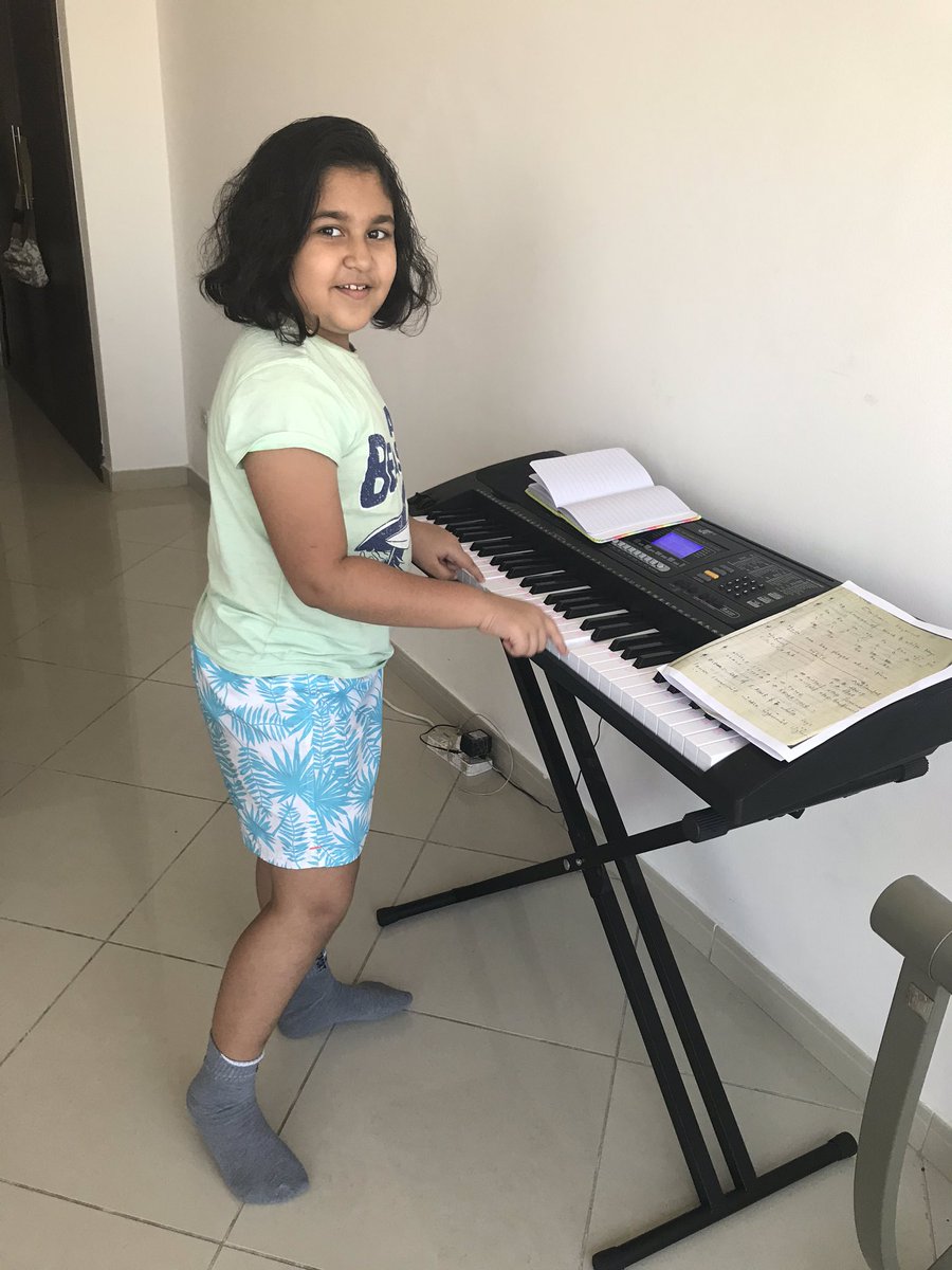 PratyushaJain22's tweet photo. #Musicweek #8weekstreak #NewDaysNewWays #differentchallenge #holidaytime #Electronickeyboard #learningmusic #happytime @KHDA @KNargish @shazlobo14 @sinha_jayashree @minorap2 @GMA_Primary @DxbModern @electronickeybo https://t.co/Maptzu1k5c