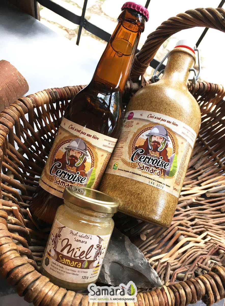 Samara_Parc's tweet photo. La Cervoise Samara élaborée en collaboration avec la Brasserie de la Somme @BDLSOMME est disponible en boutiques à @Samara_Parc et au Bistro de César à l’entrée du Parc ! #samaraparcarcheologique #cervoise #brasseriedelasomme https://t.co/zlumeuCQcp