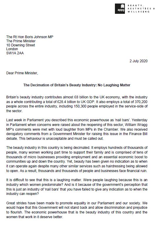 APPG on Beauty & Wellbeing tweet media